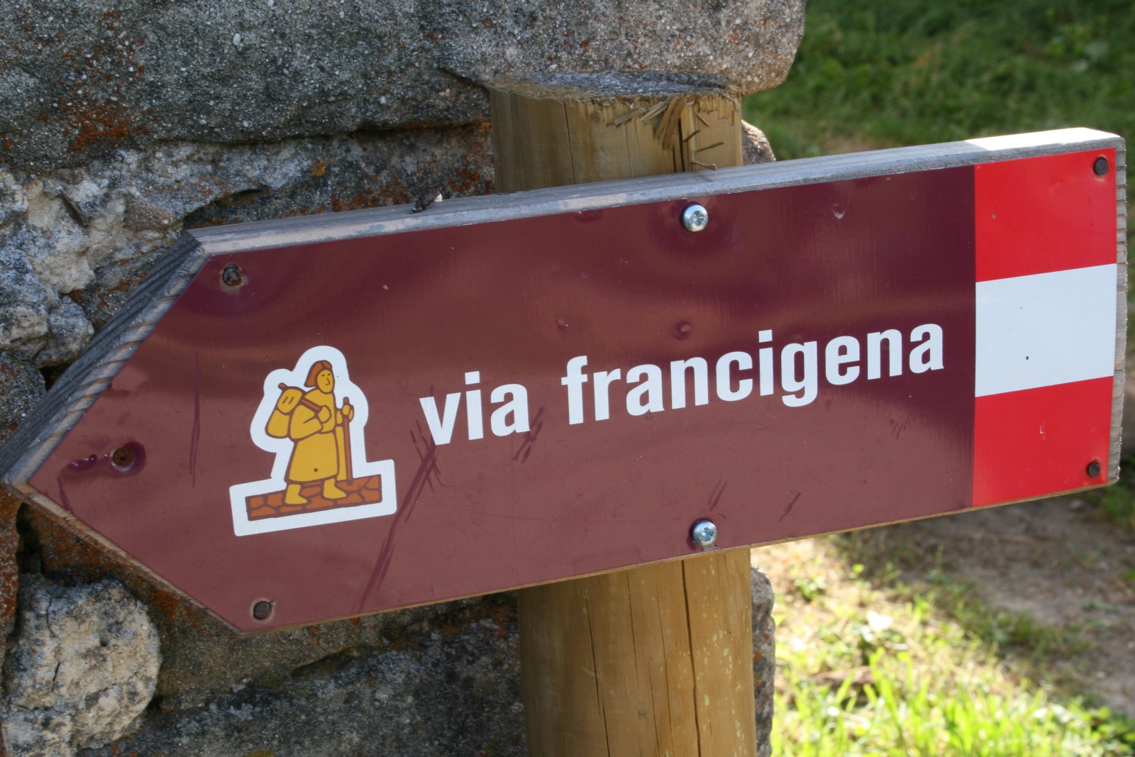 Francigena sign